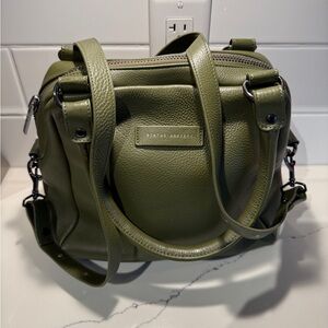 Status Anxiety Olive Leather Satchel